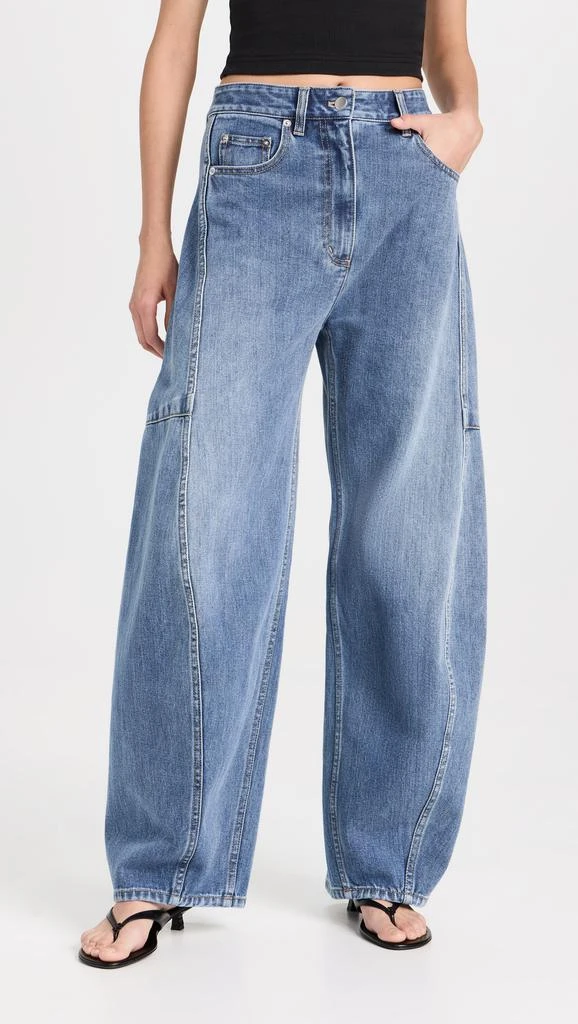 Tibi Classic Wash Denim Sid Jeans 1