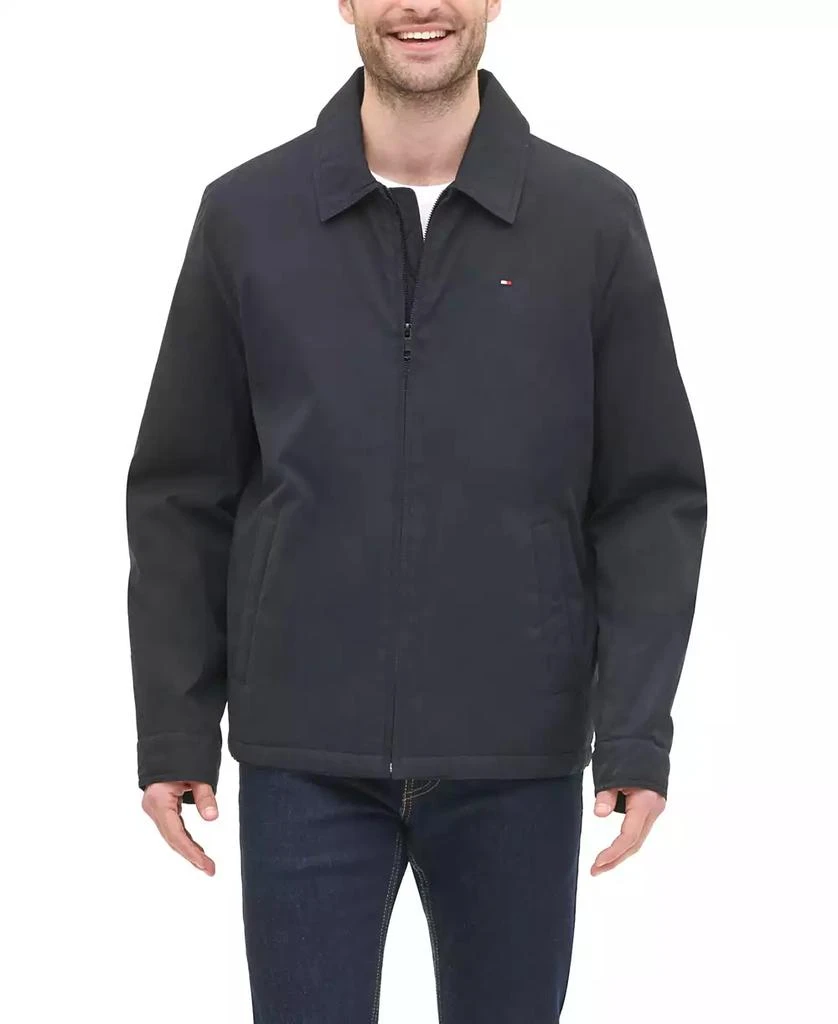 Tommy Hilfiger Men's Classic Front-Zip Filled Micro-Twill Jacket 1