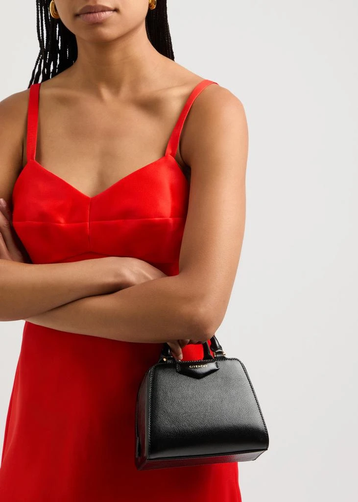 Givenchy Antigona nano leather top handle bag 5