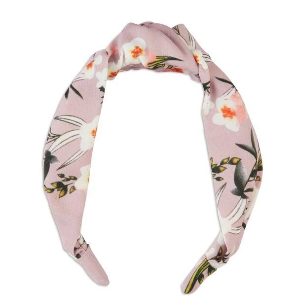 Conair Conair Basik Edition Pink Floral Turban Headband 1