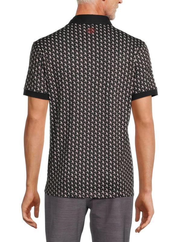 Galvin Green Malcolm Bird Print Polo