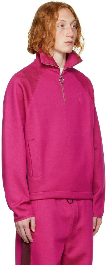 AMI Pink Ami De Cœur Sweatshirt 2