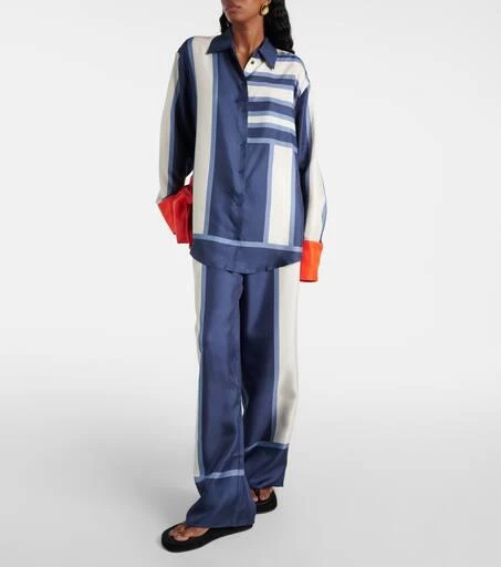 SIR. Dazed printed silk palazzo pants 2