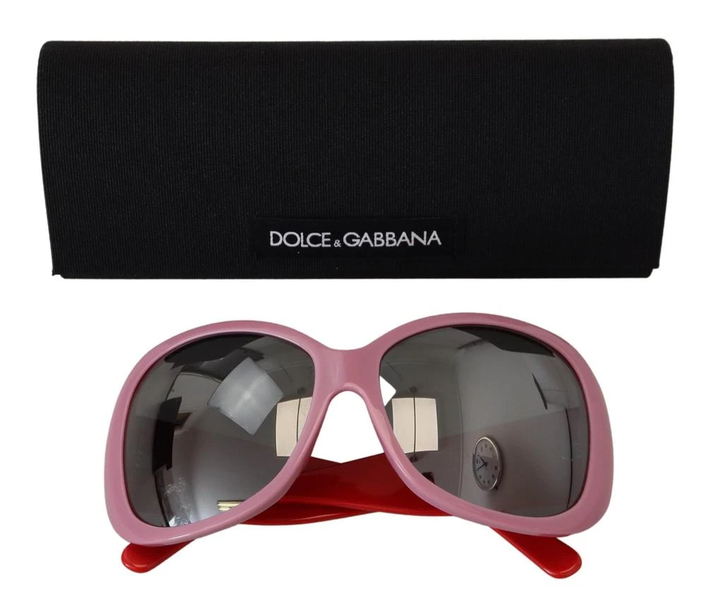 Dolce & Gabbana Dolce & Gabbana Pink Red Plastic Frame Oversized DG4033 Sunglasses 7