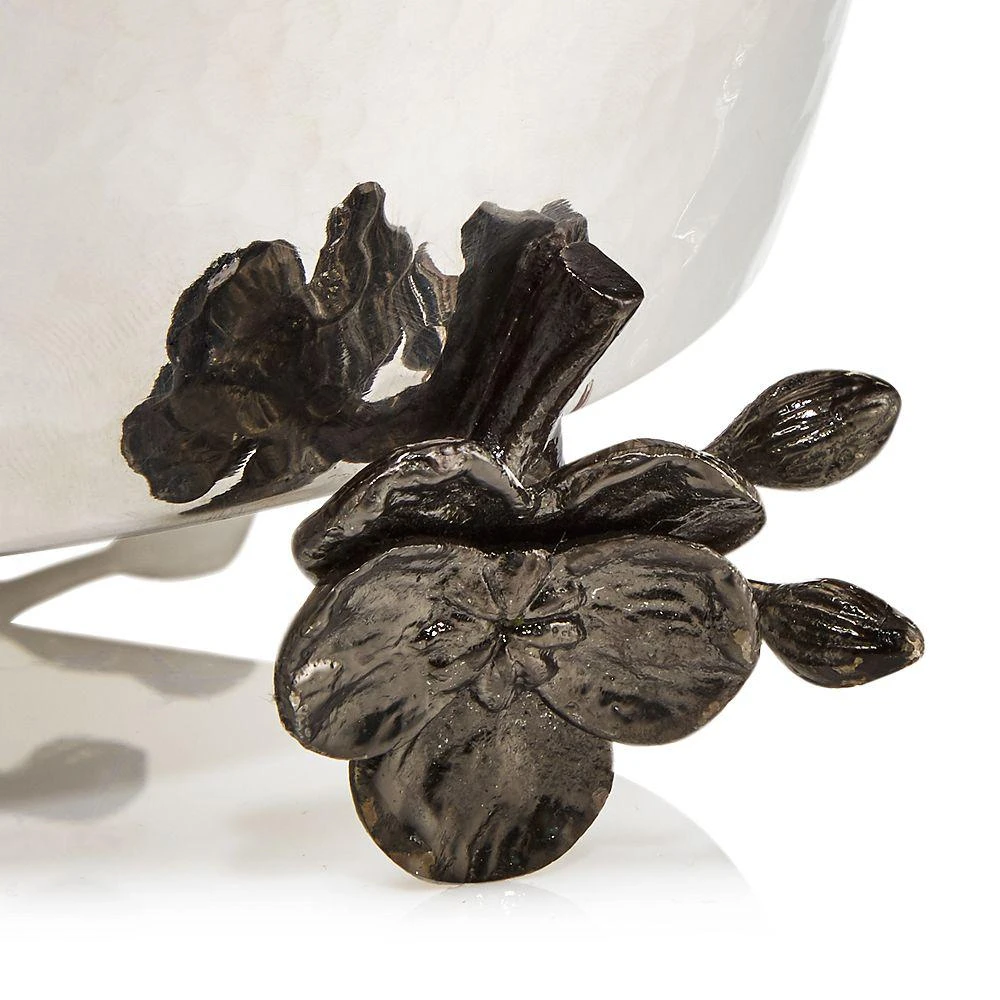 Michael Aram Black Orchid Waste Basket 2