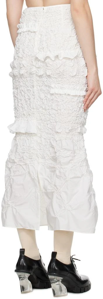 CECILIE BAHNSEN White Venus Midi Skirt 3