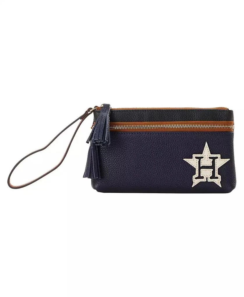 Dooney & Bourke Women's Houston Astros Infield Double-Zip Wristlet 4