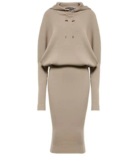 Tom Ford Cashmere-blend sweatshirt dress 1