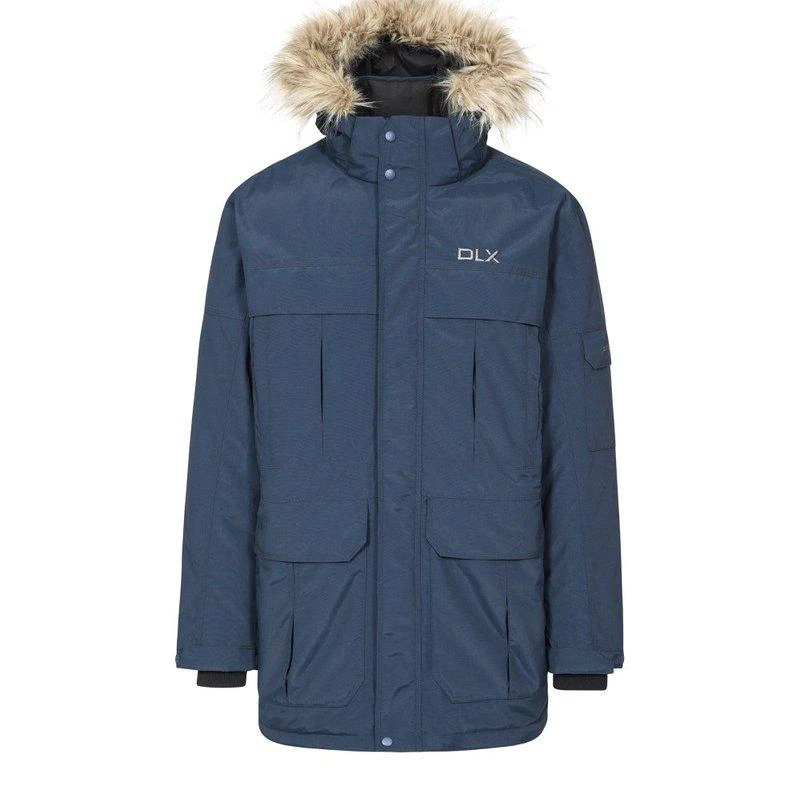 Trespass Mens Highland Waterproof Parka Jacket (Navy) 1