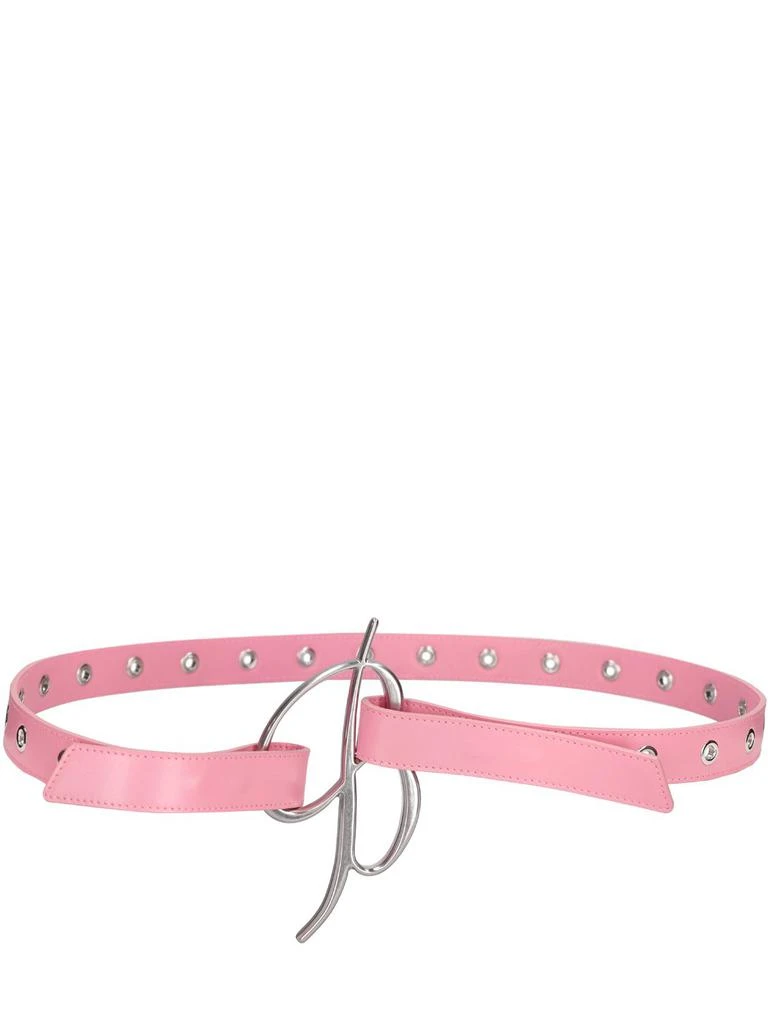 BLUMARINE Logo Leather Belt 1