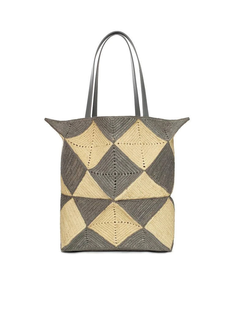 Loewe PUZZLE TOTE XL IN RAFFIA 3