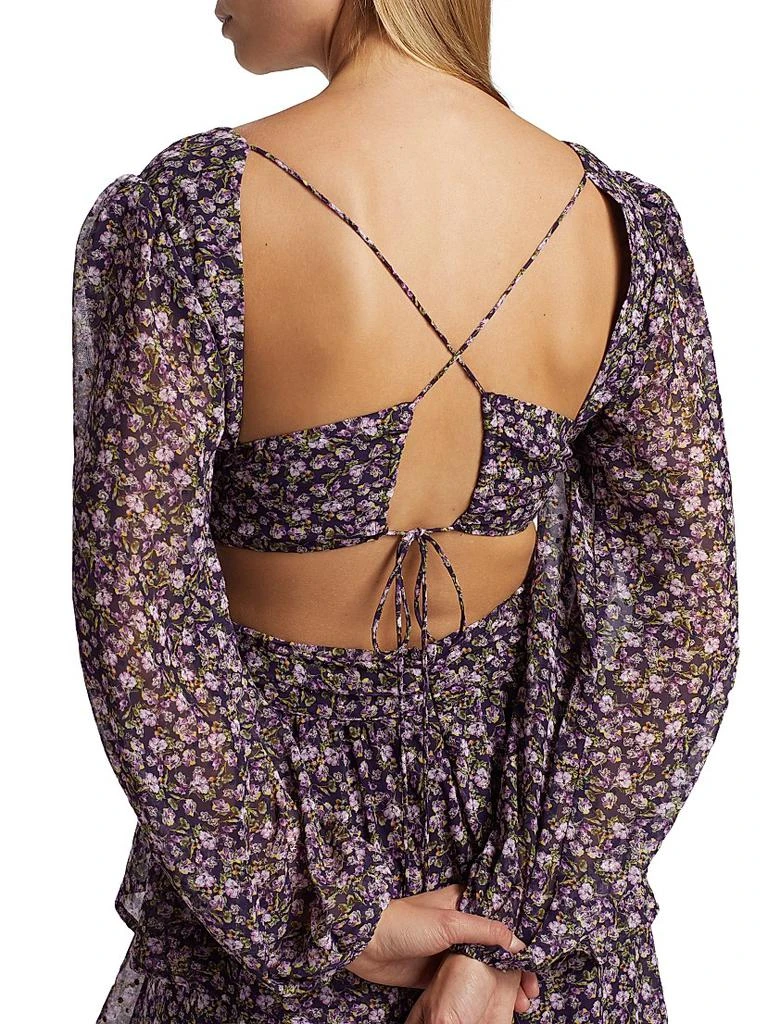 chinese dress ladies ASTR the label Women's Anora Dress, Purple Ditsy, X-Large : Amazon.ca:  Clothing, Shoes & Accessories