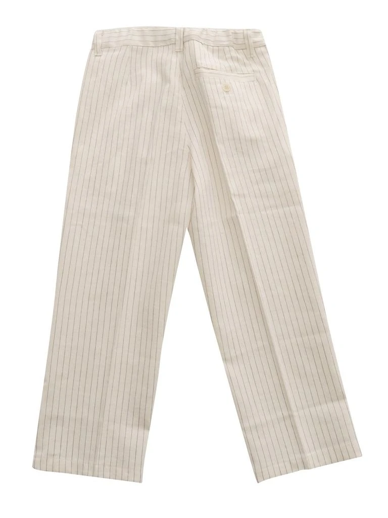 IL GUFO Il Gufo Pinstriped Straight Leg Pants 2