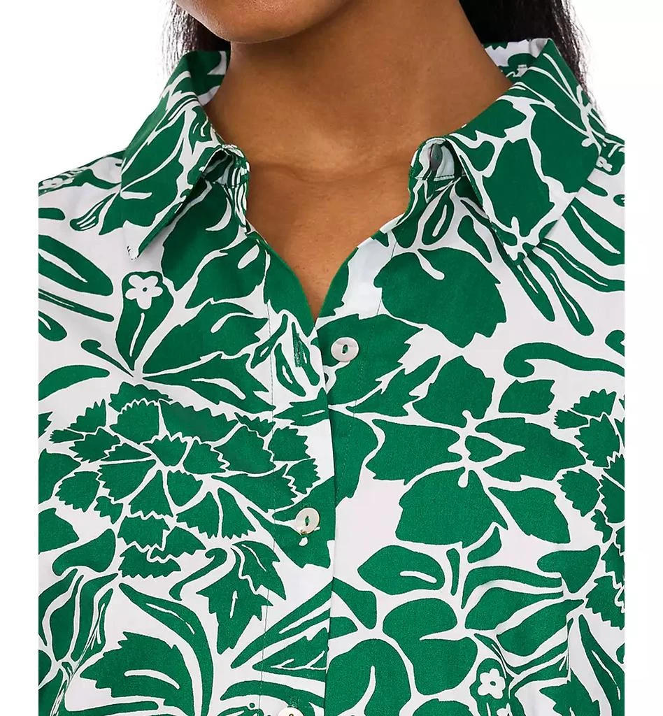 MSK Petite Floral-Print Cotton Shirtdress 3