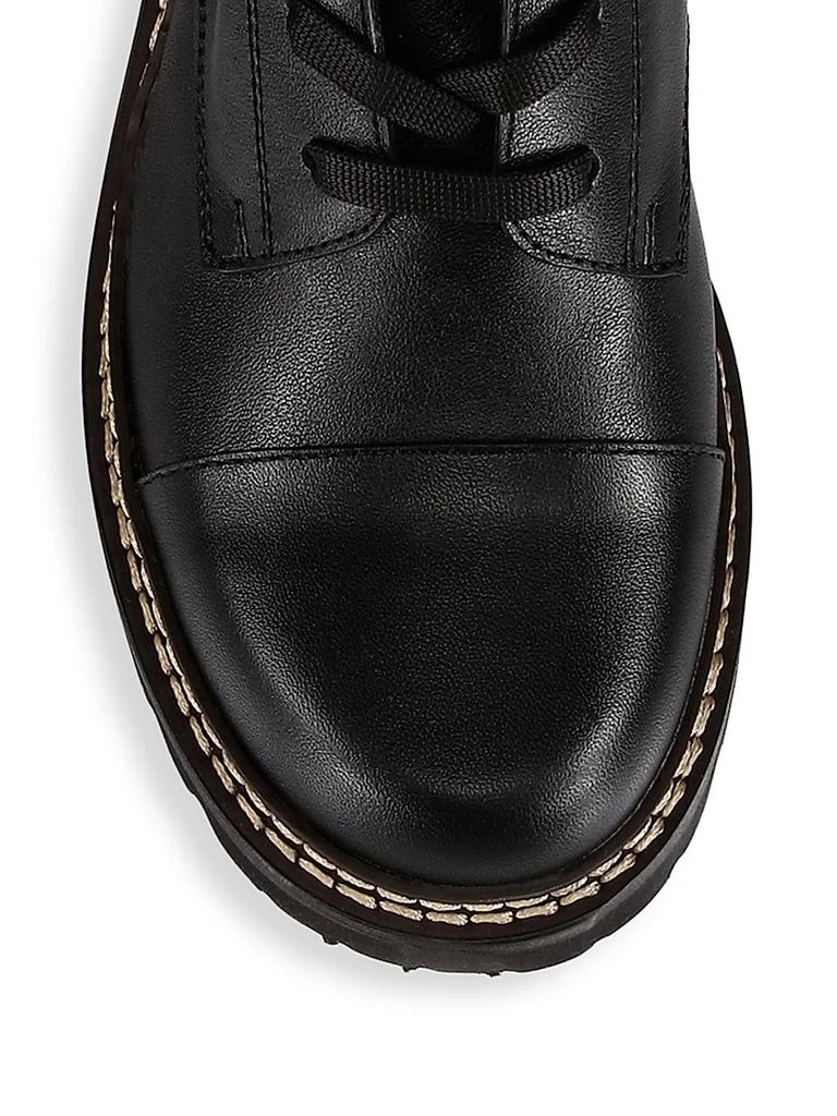 See by Chloé Mallory Leather Combat Boots 4