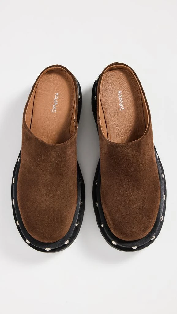 Kaanas Meg Lug Sole Mules 4