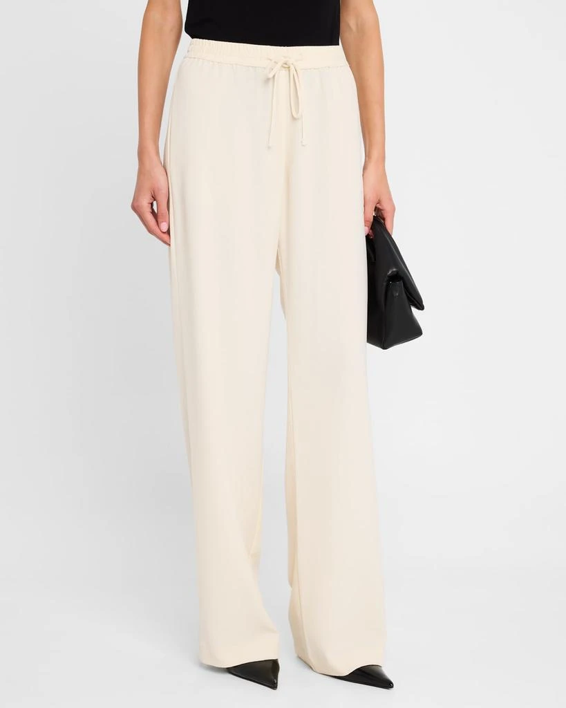 Enza Costa Crepe Drawstring Resort Pants 4