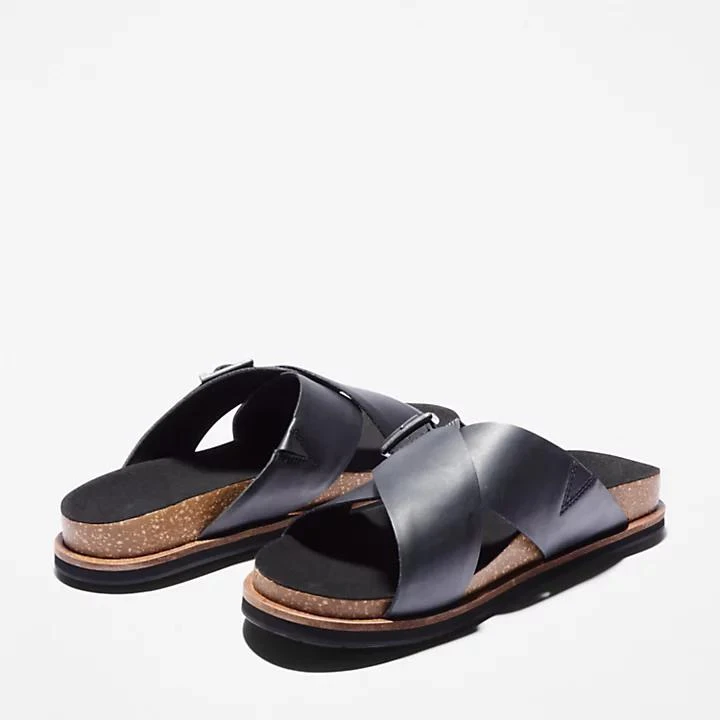 Timberland Amalfi Vibes Cross Slide Sandal for Men in Black 5