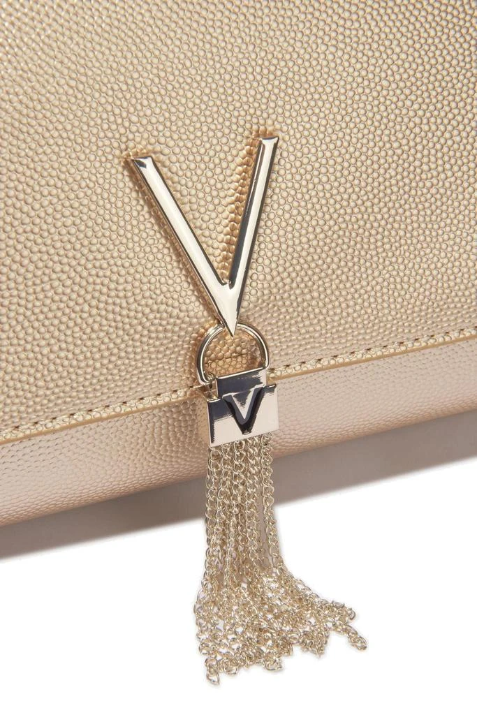 Valentino Valentino Kids Logo Plaque Fringed Crossbody Bag 4