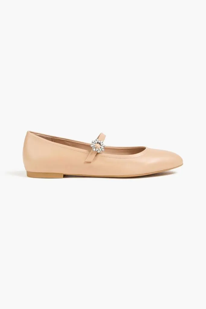 Stuart Weitzman Aura leather Mary Jane flats