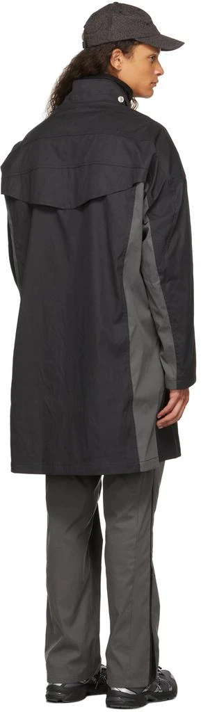 Affix Black Dual Collar Coat 3