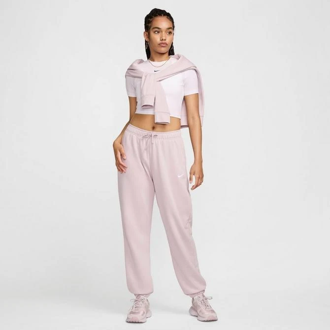 NIKE Women's Nike Sportswear Club Fleece Mid-Rise Oversized Sweatpants 2