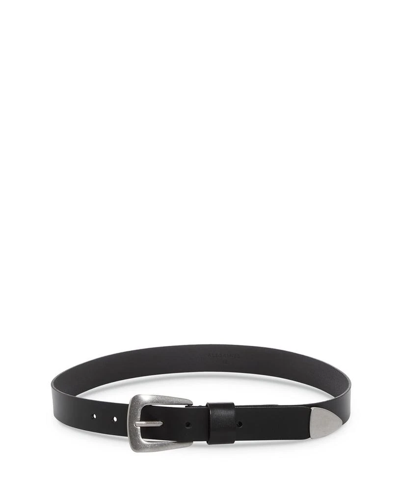 ALL SAINTS Women's Jianna Leather Belt 1
