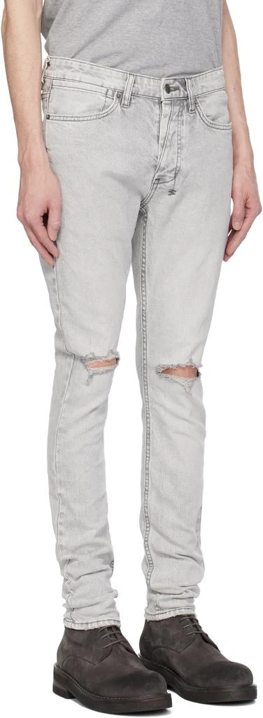 Ksubi Gray Van Winkle White Snow Jeans 2
