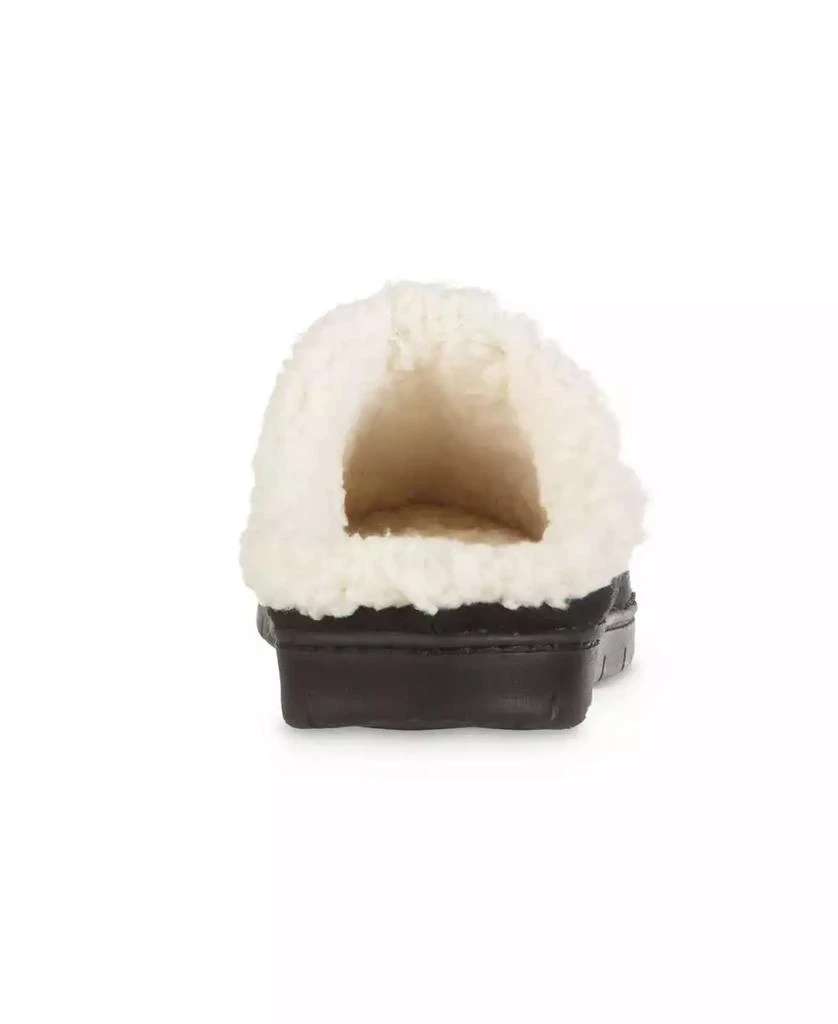 Isotoner Signature Women's Microsuede Rory hoodback Comfort Slippers 3