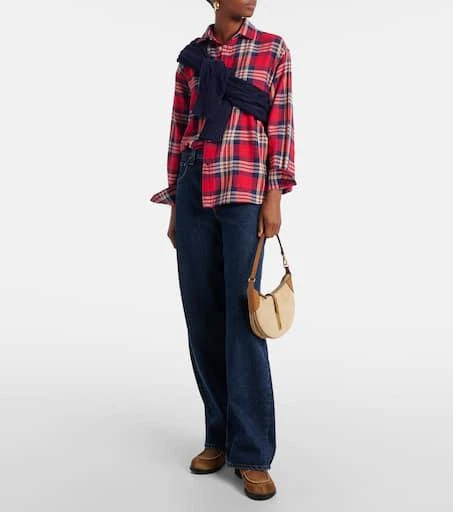 Ralph Lauren Crescent Small suede shoulder bag 5