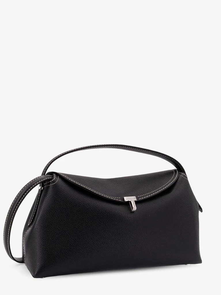 Totême T-Lock leather handbag with contrasting stitching 4