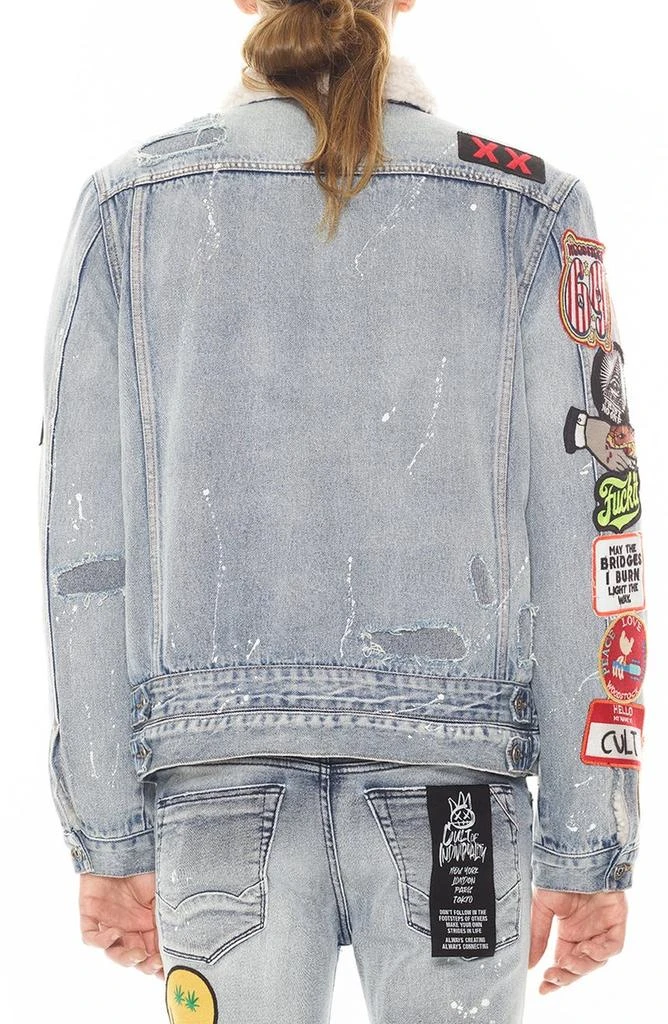 Cult Of Individuality Type III Stretch Cotton Blend Denim Trucker Jacket 2