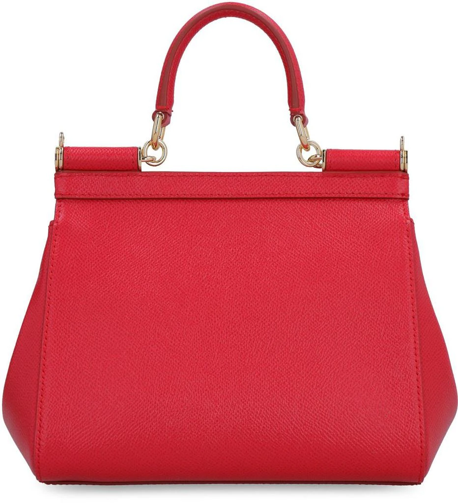 Dolce & Gabbana Dolce & Gabbana Sicily Small Leather Handbag 4