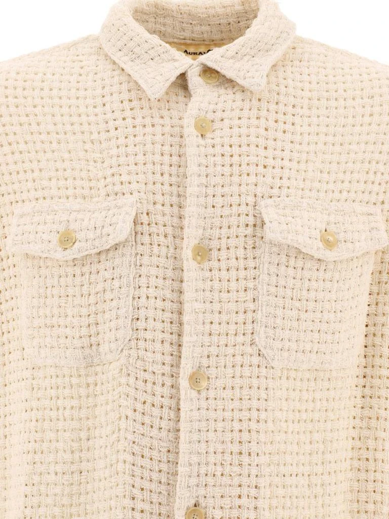 AURALEE Auralee "Homespun Summer Tweed" Shirt 3
