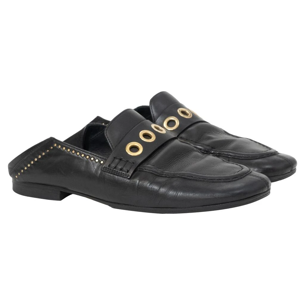 Isabel Marant Fosten Convertible Loafers in Black Leather 4