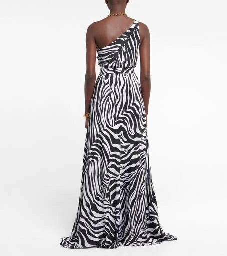 Alexandra Miro Odetta crêpe de chine dress 3