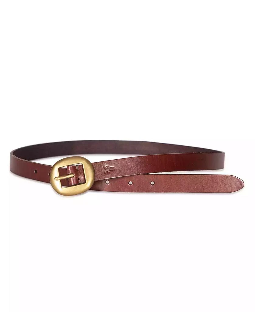 Frye Women's Center Bar Leather Belt 2