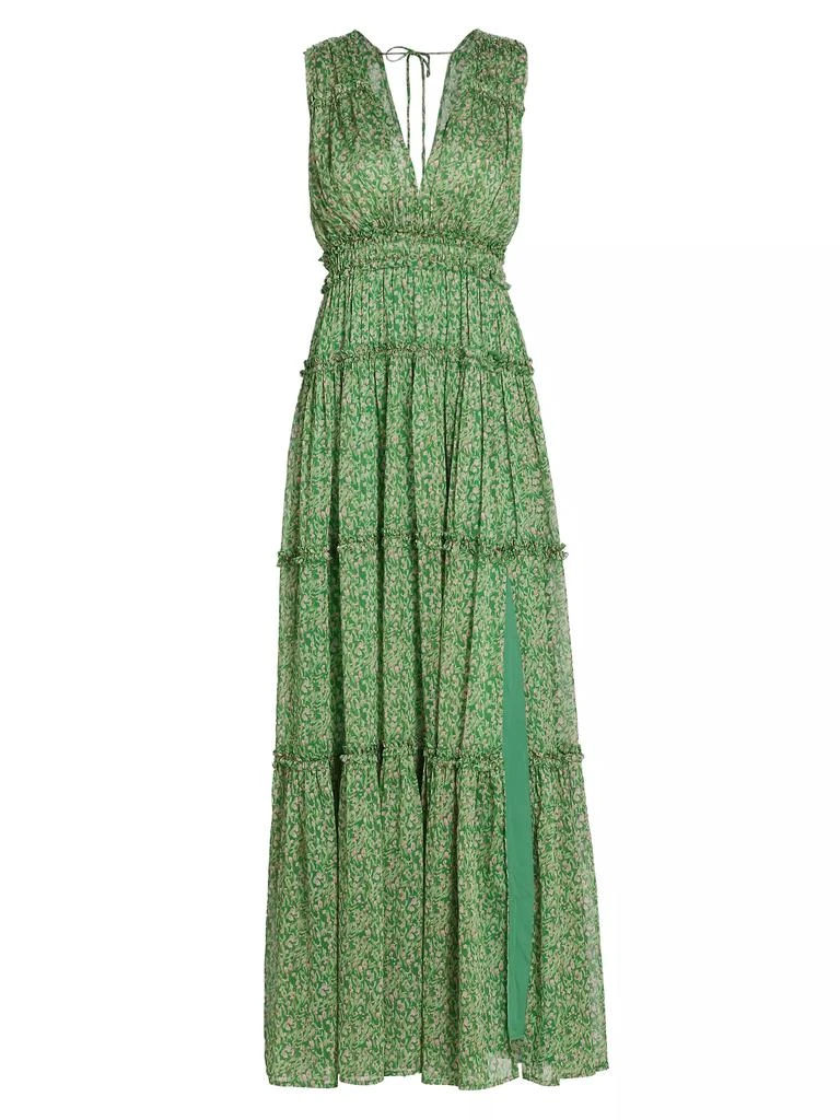 ASTR Edessa Floral Chiffon Maxi Dress 1