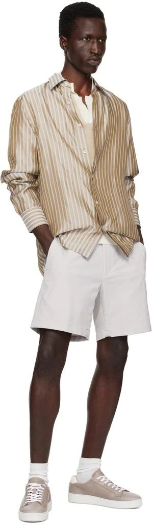Tiger of Sweden Brown Baarney Shirt 4