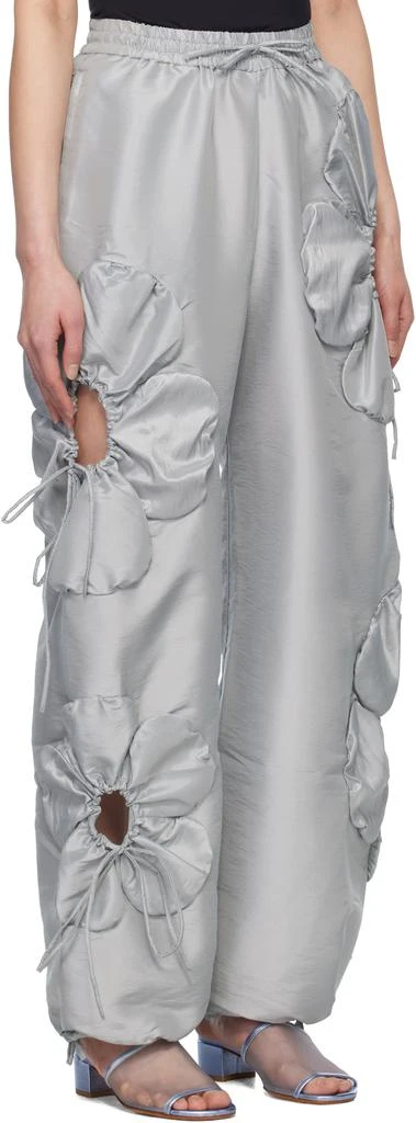 J.Kim Gray Flower Lounge Pants 2