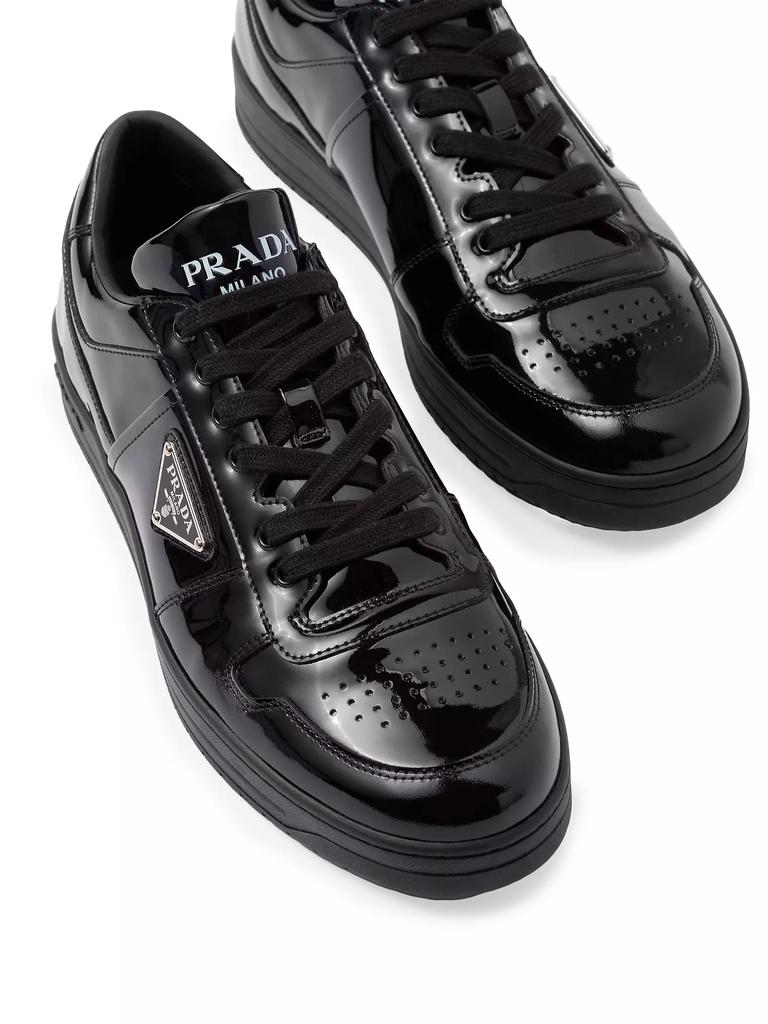 Prada Downtown Patent Leather Sneakers - Casual Shoes - Free