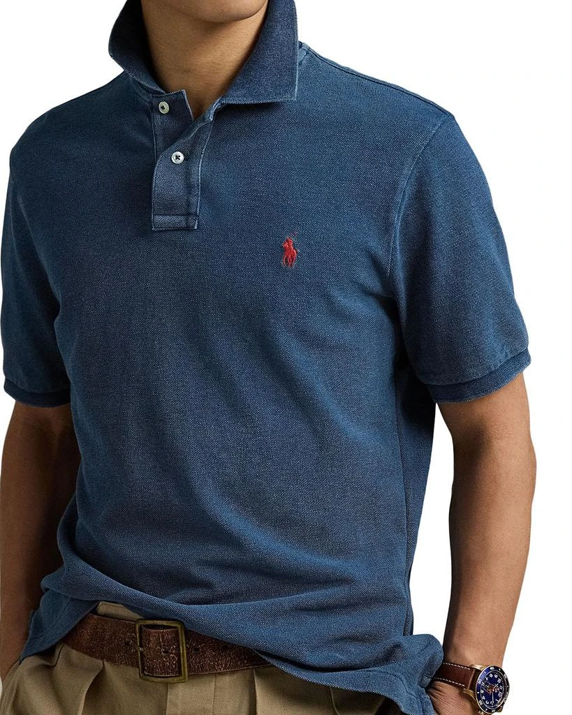 Ralph Lauren Classic Fit Indigo Mesh Polo Shirt 4