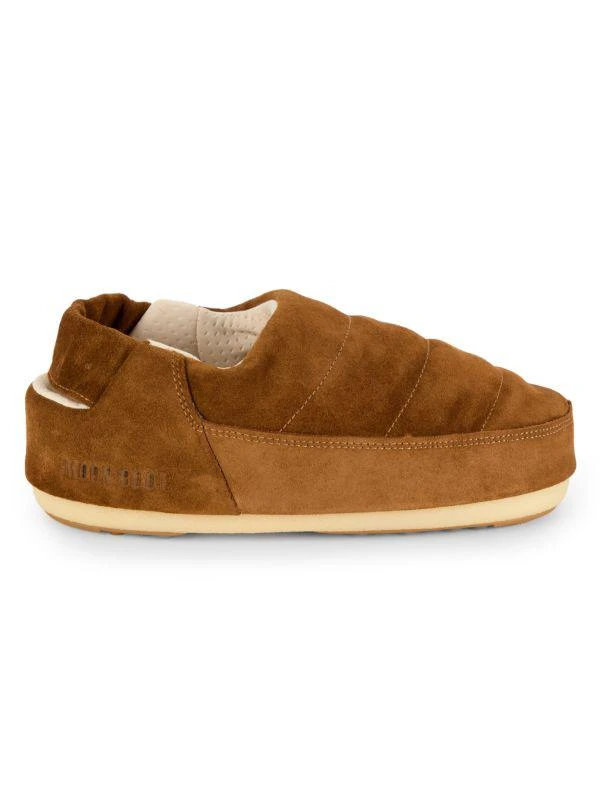 Moon Boot Suede Puff Slippers 1