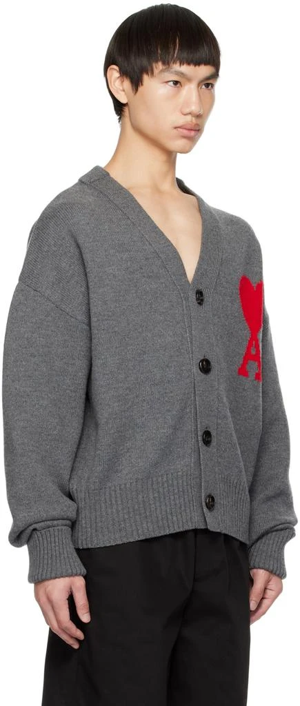 AMI Gray Ami de Cœur Cardigan 2