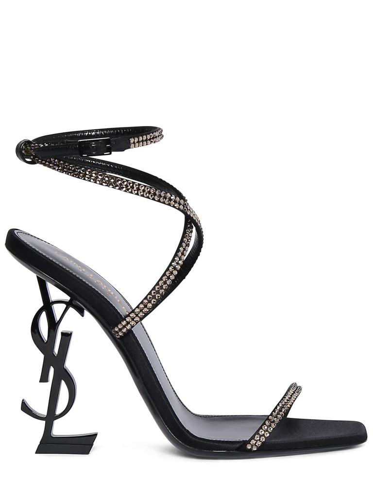 SAINT LAURENT 110mm Opyum Satin Sandals