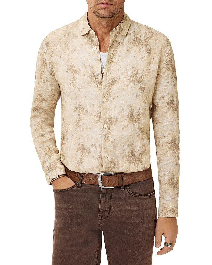 John Varvatos Luca Regular Fit Linen Shirt 1