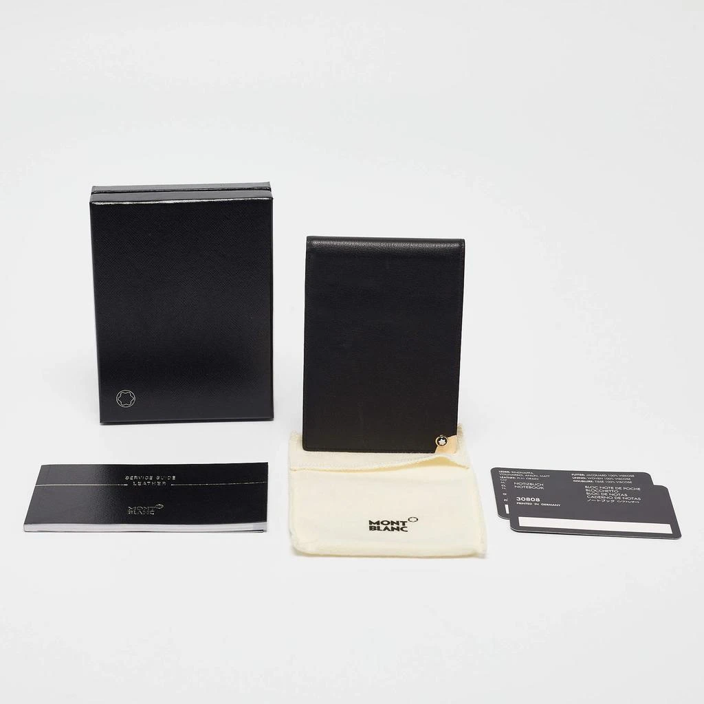 MontBlanc Montblanc Black Leather Meisterstuck Mini Bifold Agenda Cover 5