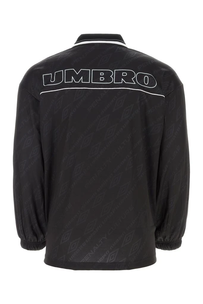 Umbro Black tech fabric polo shirt 1