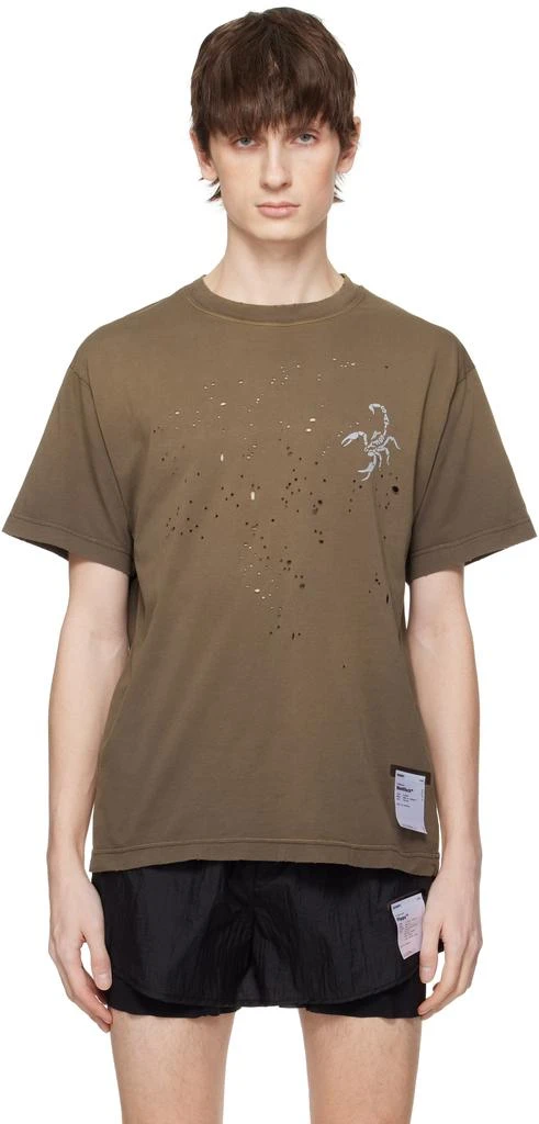 Satisfy Brown MothTech T-shirt 1