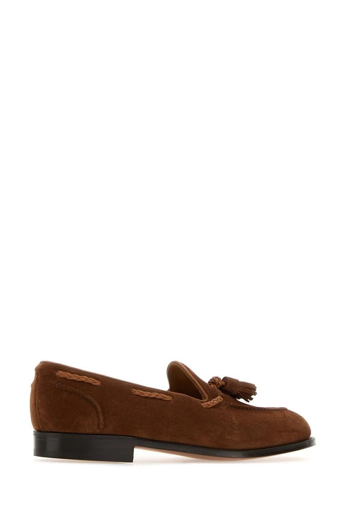 Edward Green Brown suede Belgravia loafers 3